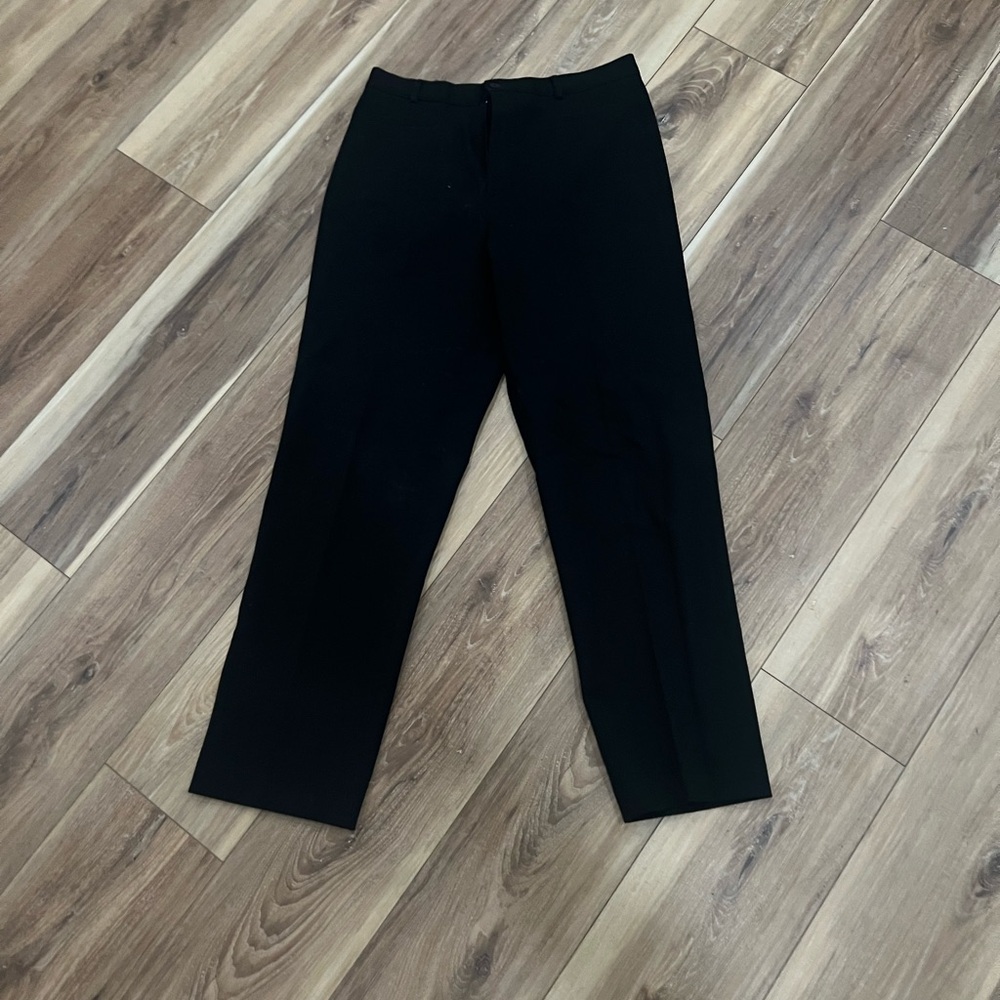 Rafaella Black Petite Straight Leg Pants